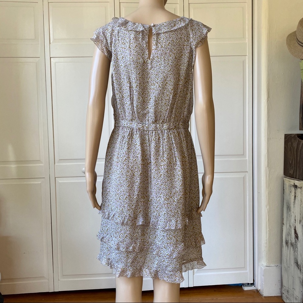 J. Crew Lucinda Letour Silk Floral Dress Sz 8 - Picture 4 of 8